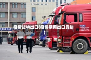 疫情货物出口(疫情期间出口货物)