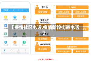 【疫情社区电话,疫情防控街道电话】