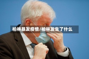 柏林暴发疫情/柏林发生了什么