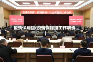 疫情保障组(疫情保障组工作职责)