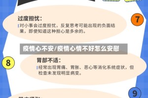 疫情心不安/疫情心情不好怎么安慰