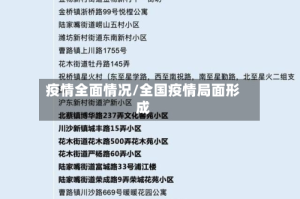 疫情全面情况/全国疫情局面形成