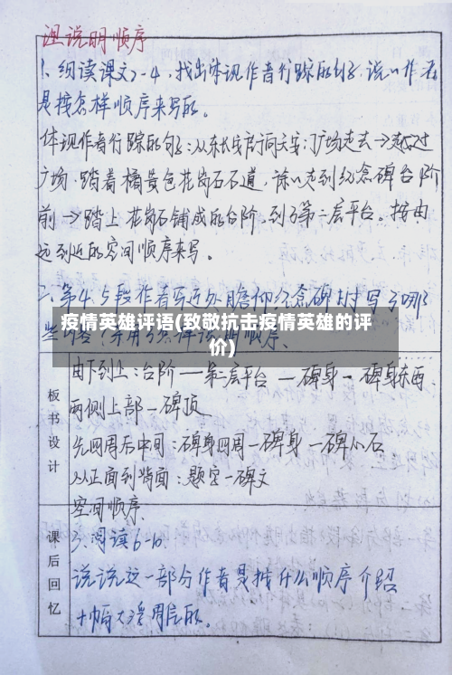 疫情英雄评语(致敬抗击疫情英雄的评价)-第1张图片