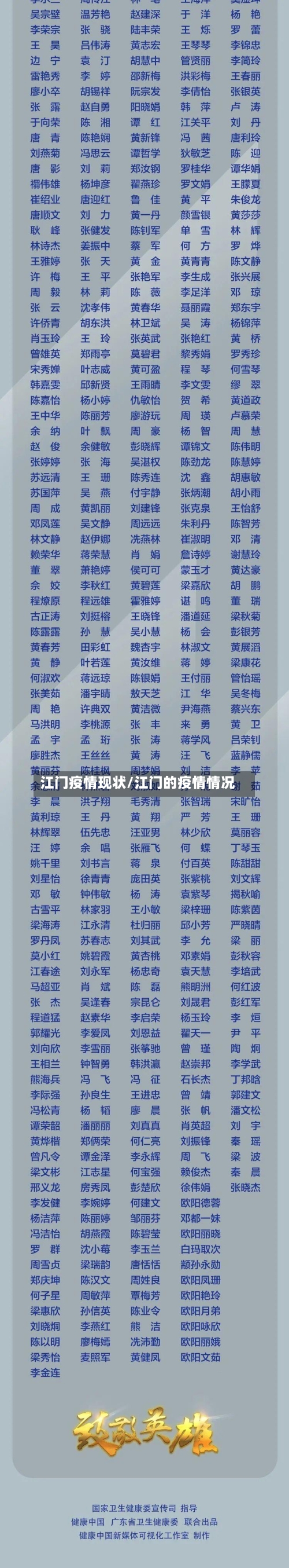 江门疫情现状/江门的疫情情况-第2张图片