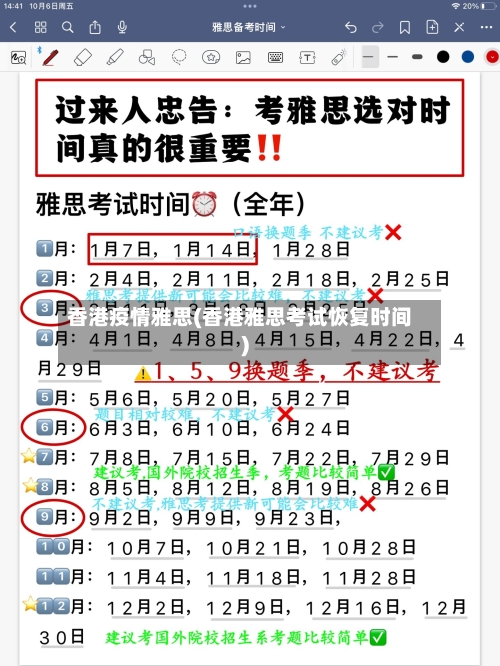 香港疫情雅思(香港雅思考试恢复时间)-第3张图片