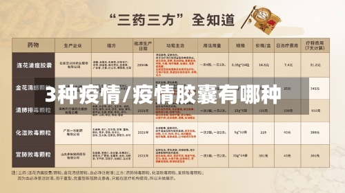 3种疫情/疫情胶囊有哪种-第3张图片